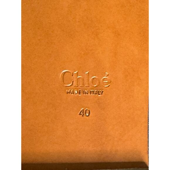 Chloe NIB Uma Knotted Leather Sandals in Black Size 40 - Picture 6 of 12